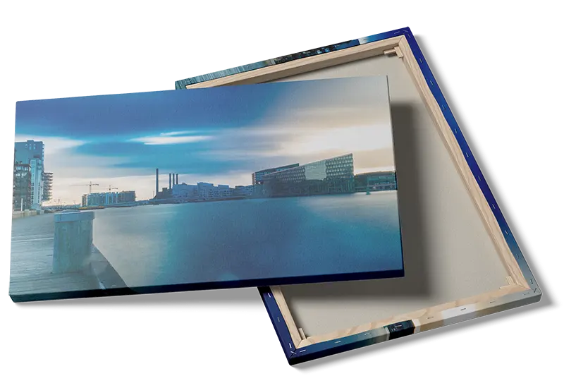 Urban Waterfront Evening Scene