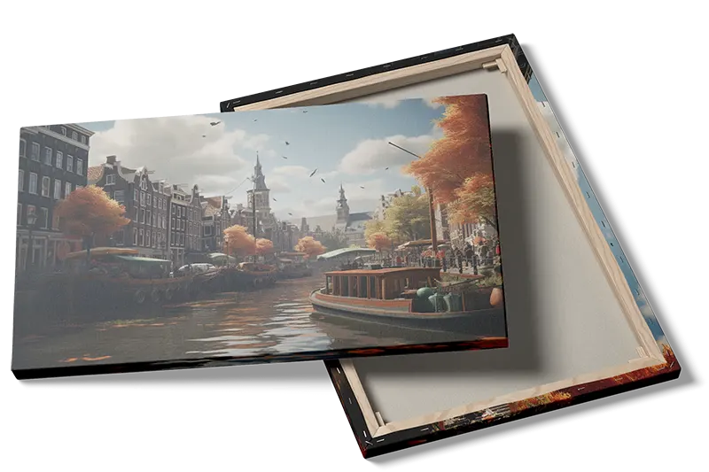 Autumn Canal Scene Copenhagen