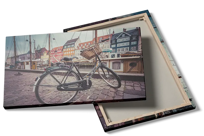 Vintage Bicycle By Waterfront