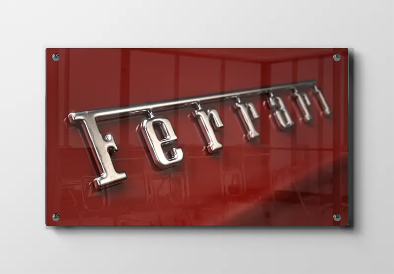 Klassisk Ferrari Badge Emblem