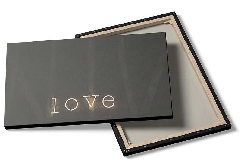 Neonskilt ord med typografi lys skygger