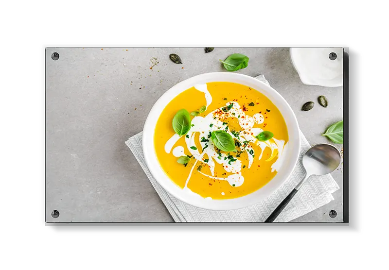 Suppe skål ske med madfotografi tekstur