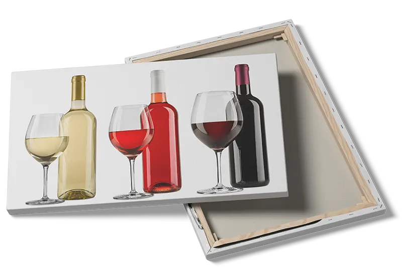 Vinflasker vinglas vin med refleksioner glas