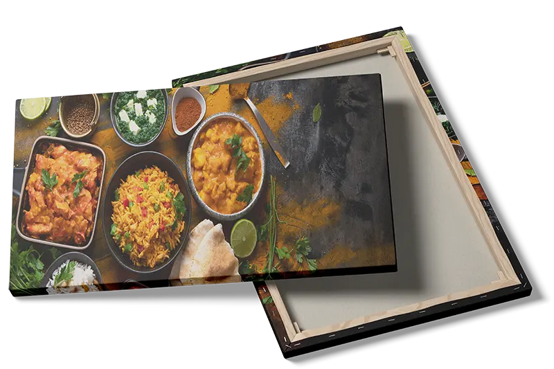 Curry ris skåle brød med krydderier
