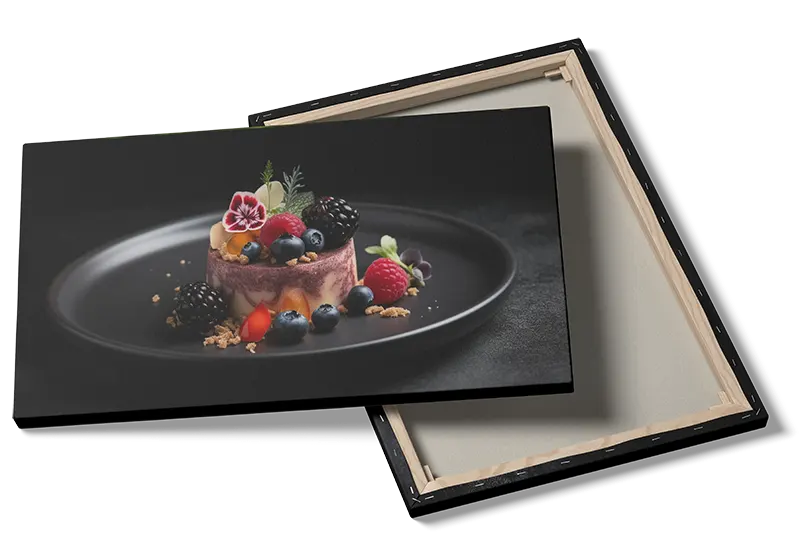 Dessert bær tallerken med madfotografi tekstur