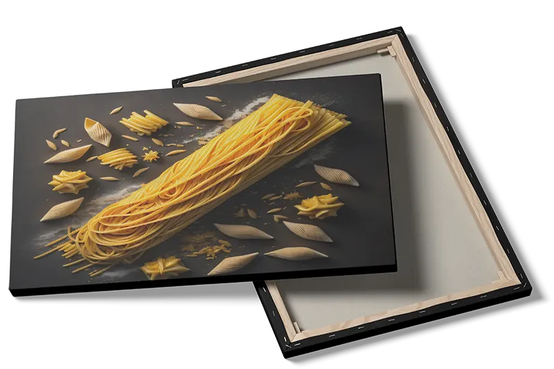 Pasta spaghetti penne mel med tekstur