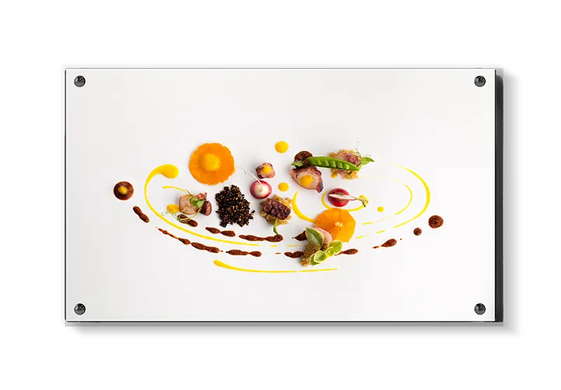 Anretning grøntsager sauce med komposition tekstur