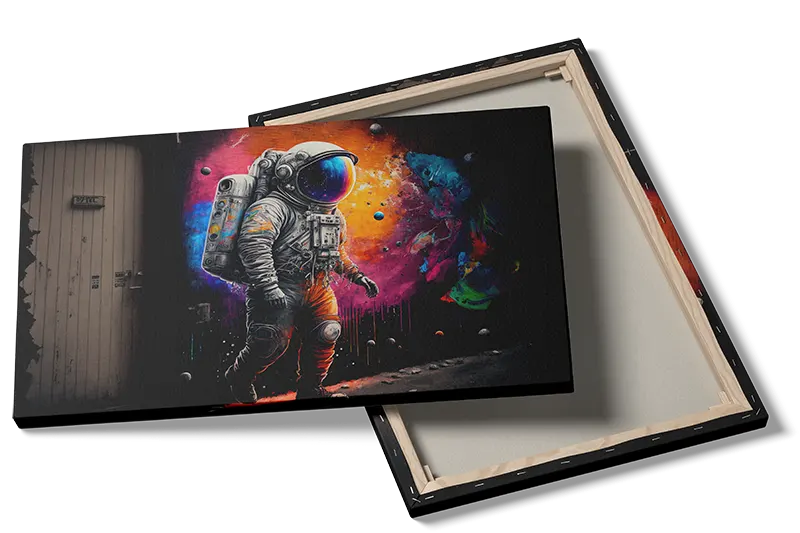 Skæv Astronaut Plakat