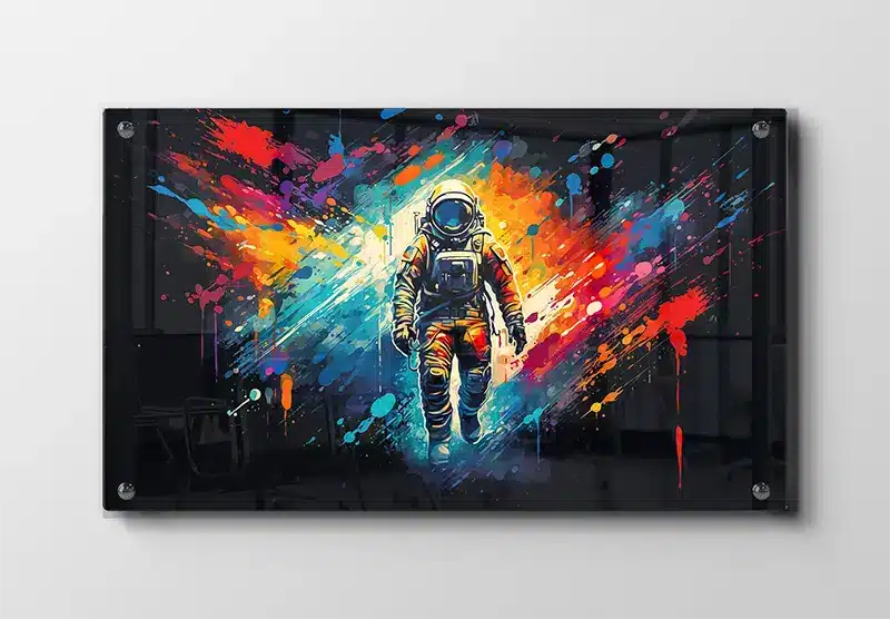 Skæv Astronaut Edition GF49 Plakat