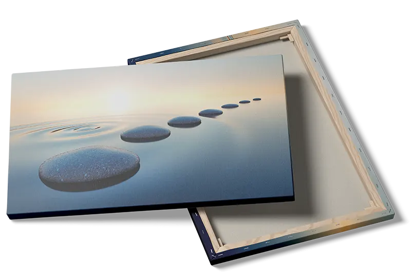Sten vand horisont sol med refleksion