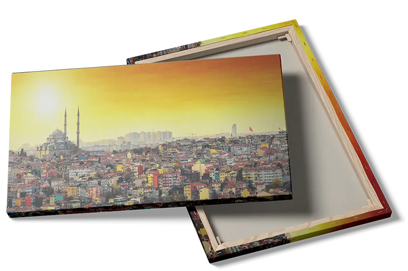 Sunset Over Urban Cityscape
