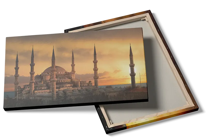 Sunset Over Historic Mosque