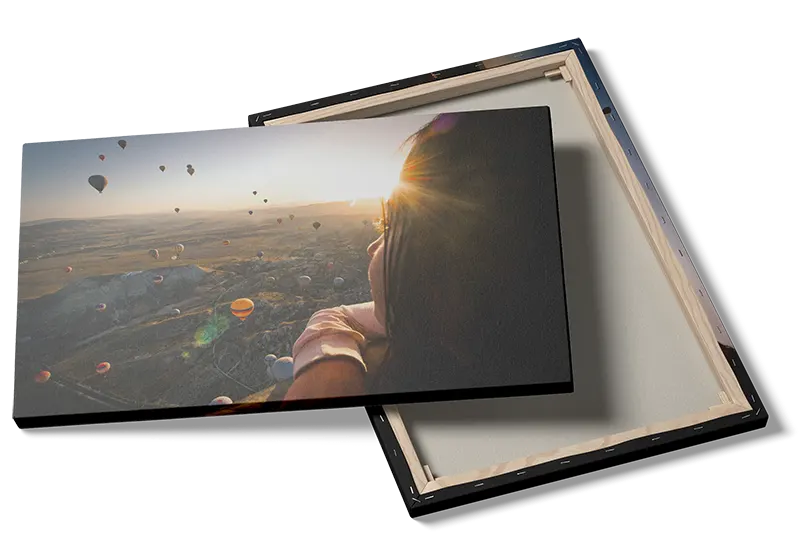 Person Watching Hot Air Balloons