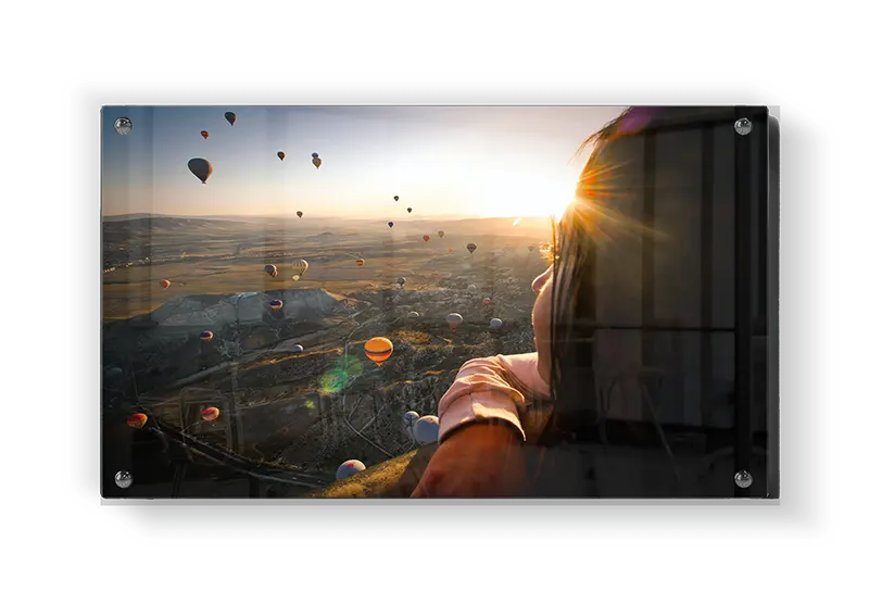 Person Watching Hot Air Balloons