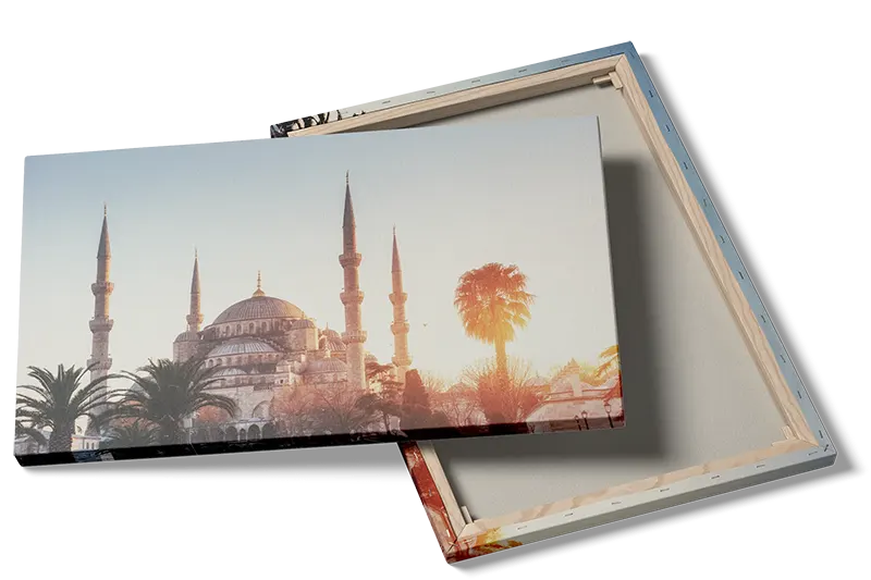Historic Mosque At Sunset