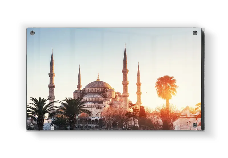 Historic Mosque At Sunset