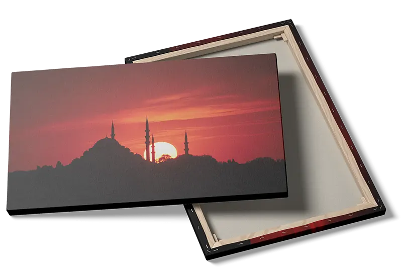 Sunset Over City Silhouette