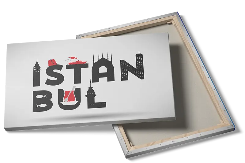 Istanbul Typographic Art Design