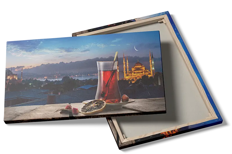 Istanbul Aften Te Udsigt