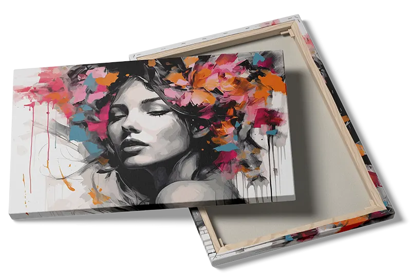 Serene Bloom Face Plakat