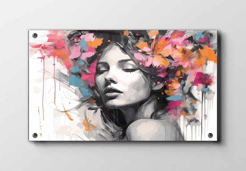 Serene Bloom Face Plakat