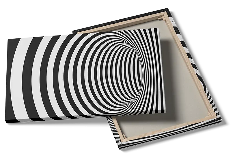 Concentric Tunnel Rings Plakat