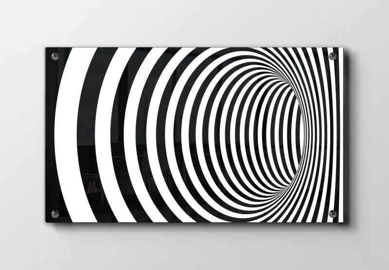 Concentric Tunnel Rings Plakat