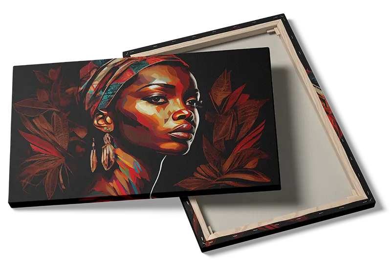 Vibrant Ebony Silhouette Plakat