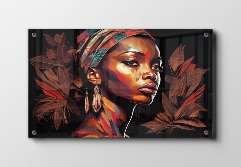 Vibrant Ebony Silhouette Plakat