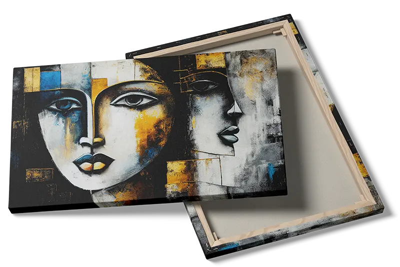 Dual Tone Faces Plakat