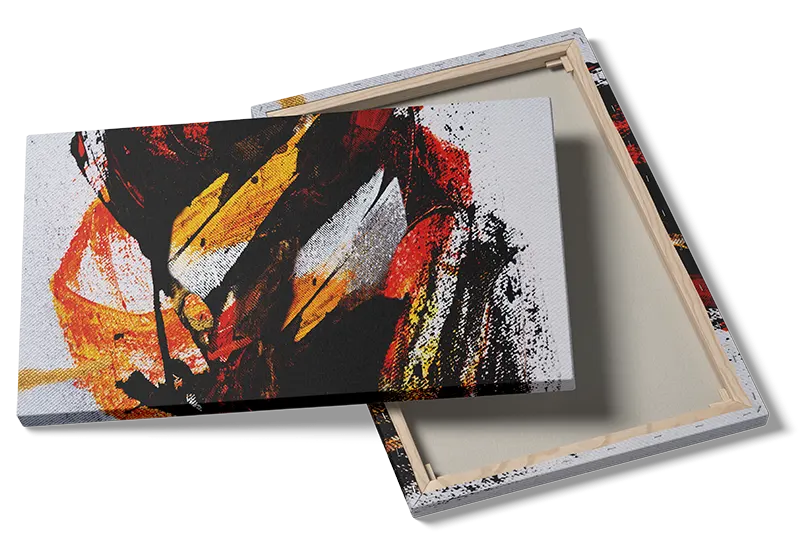 Crimson Ember Veins Plakat