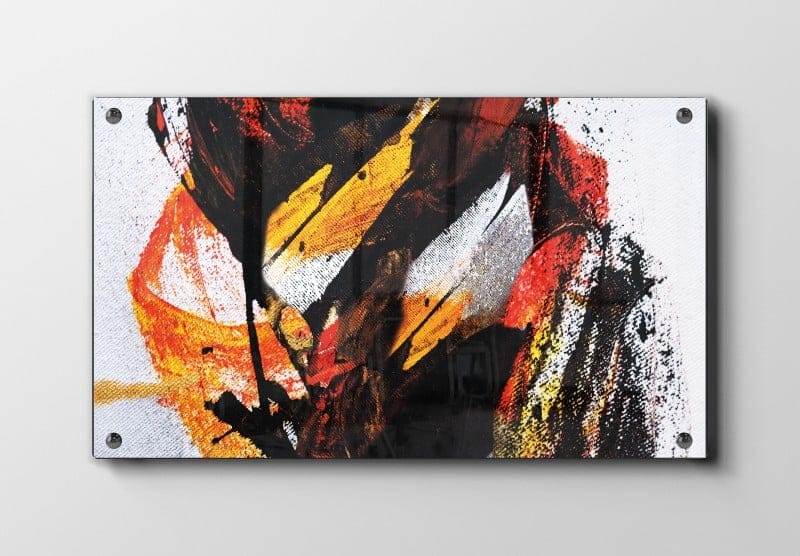 Crimson Ember Veins Plakat