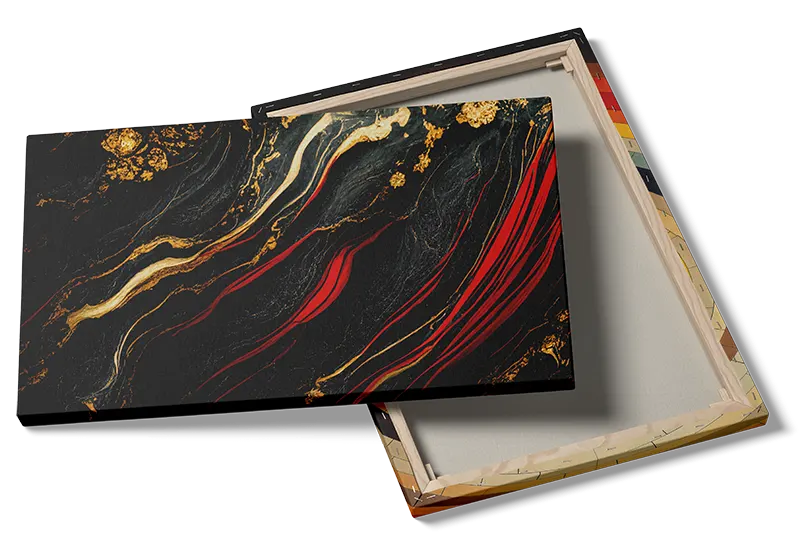 Lava Veins Flow Plakat