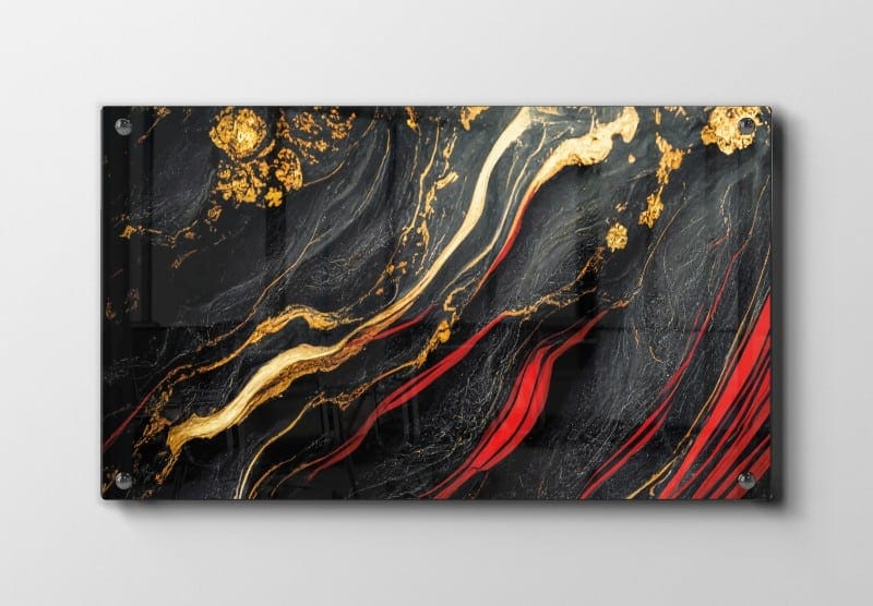 Lava Veins Flow Plakat