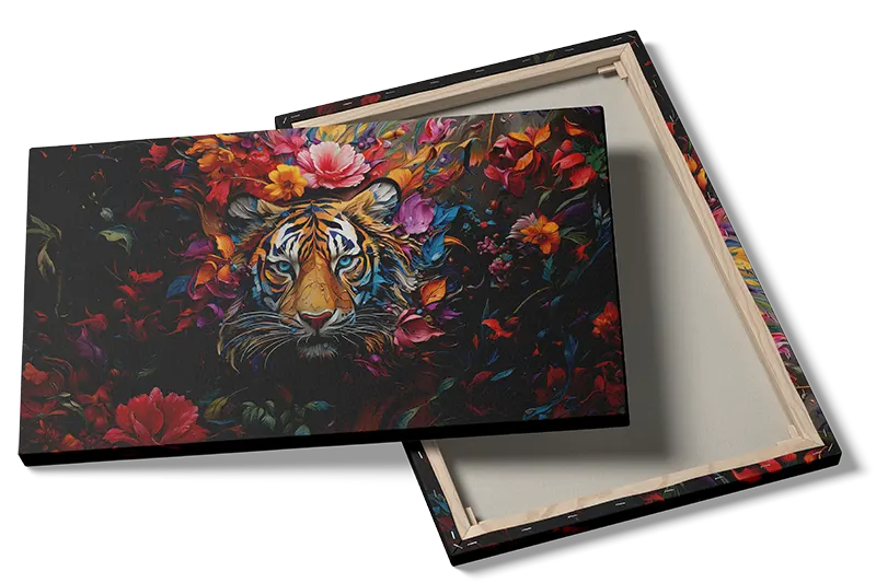 Floral Tiger Bloom Plakat