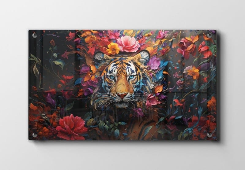 Floral Tiger Bloom Plakat