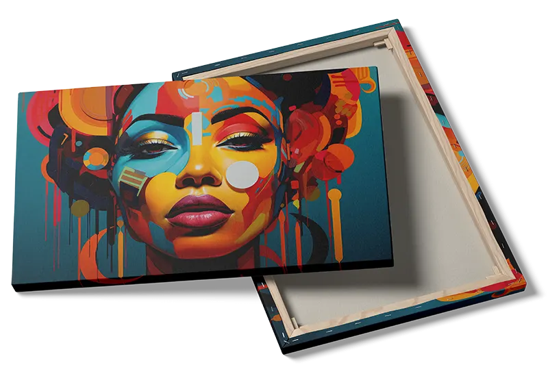 Vivid Spectrum Face Plakat