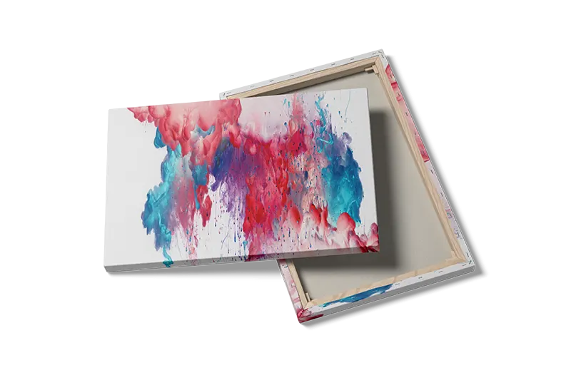 Suspended Color Veils Plakat