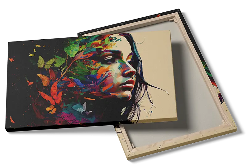 Floral Veins Portrait Plakat