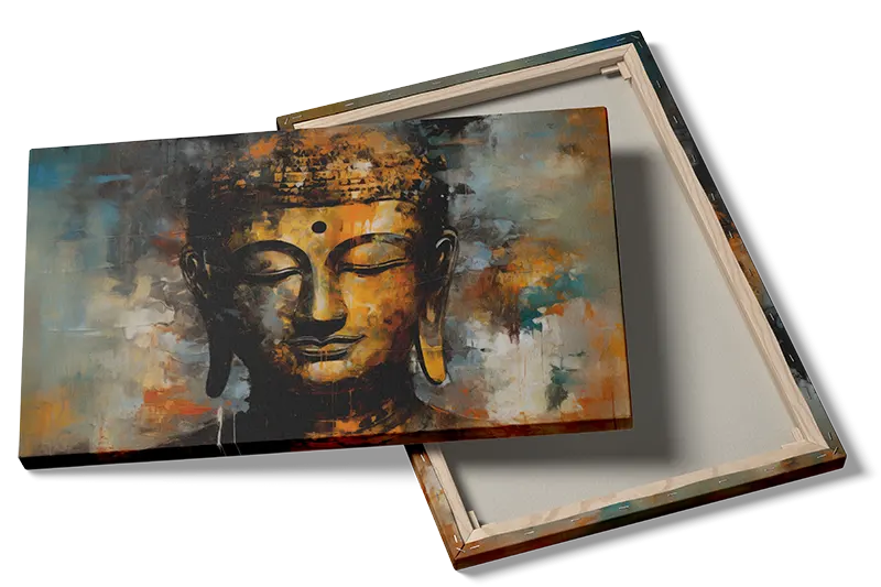 Golden Buddha Serenity Plakat