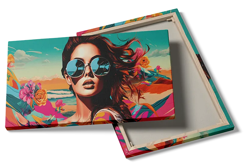 Neon Bloom Mirage Plakat