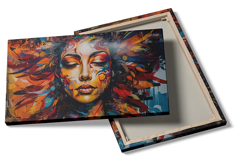 Vivid Dreamscape Face Plakat