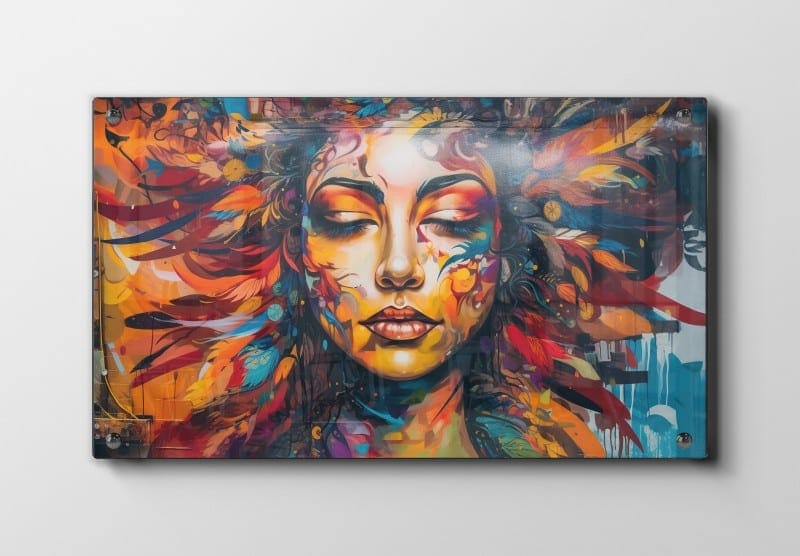 Vivid Dreamscape Face Plakat