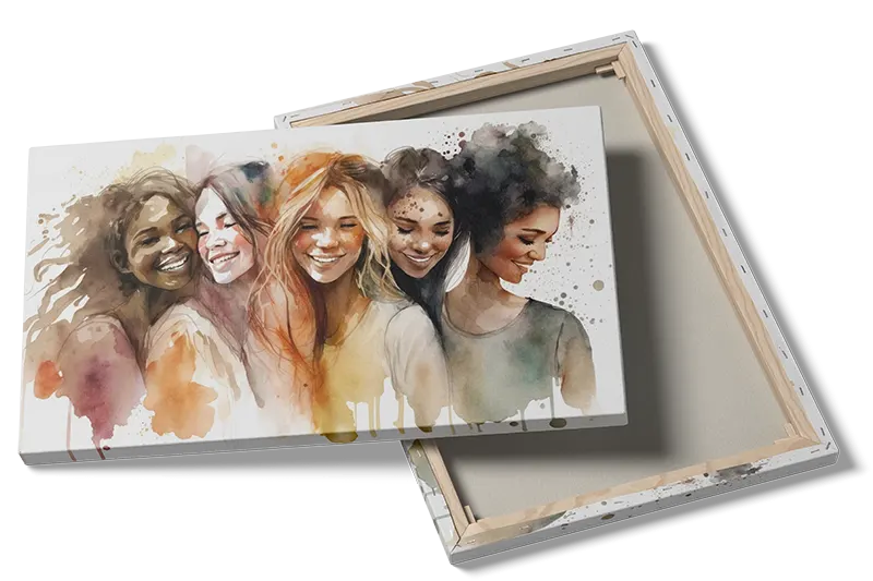 Radiant Unity Faces Plakat