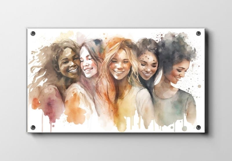Radiant Unity Faces Plakat
