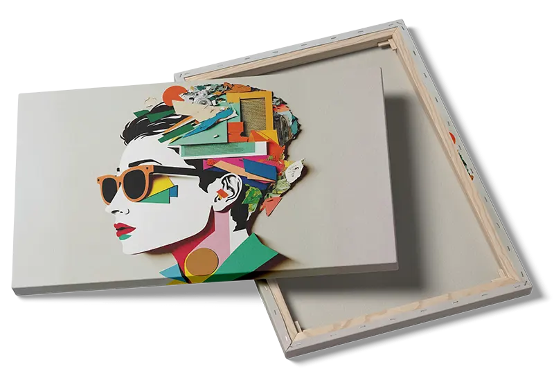 Fragmented Retro Vision Plakat