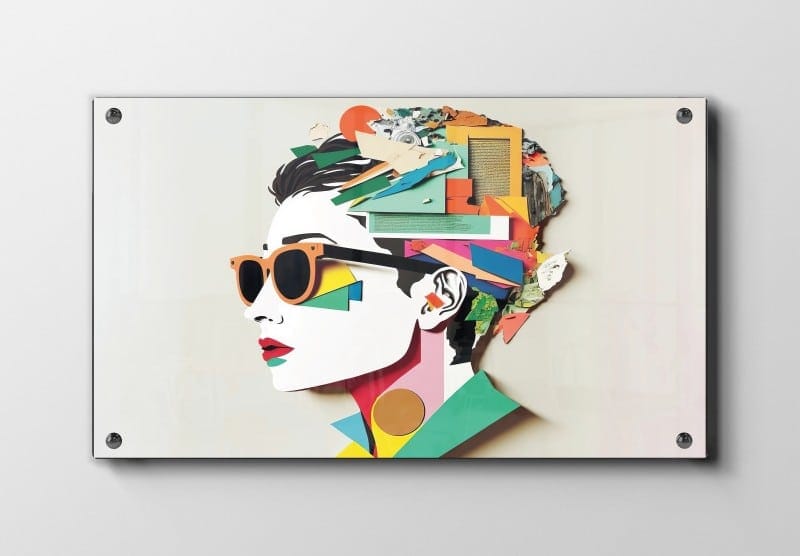 Fragmented Retro Vision Plakat