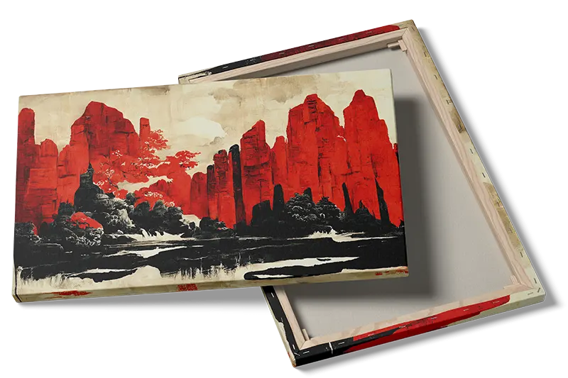 Crimson Rock Vista Plakat