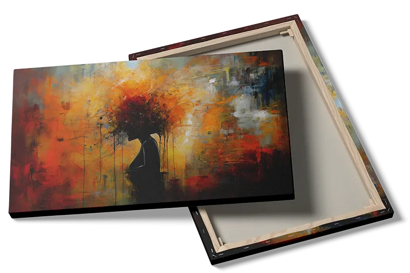 Ember Crown Silhouette Plakat