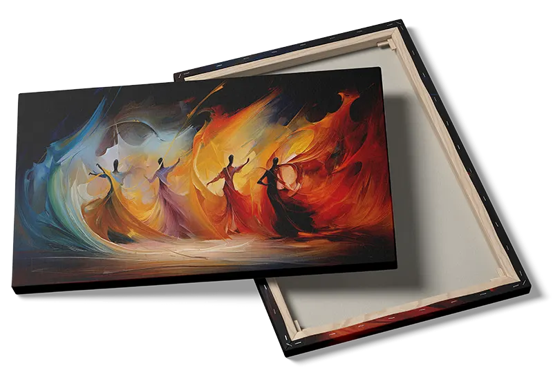 Flaming Veil Dance Plakat